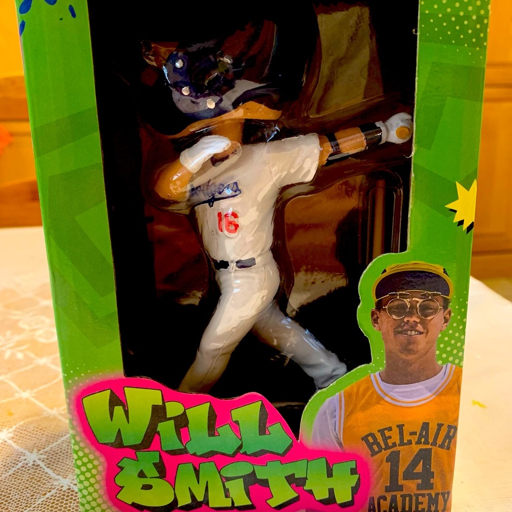 LA DODGERS “THE FRESH KID FROM BEL AIR” SMITH BOBBLEHEAD